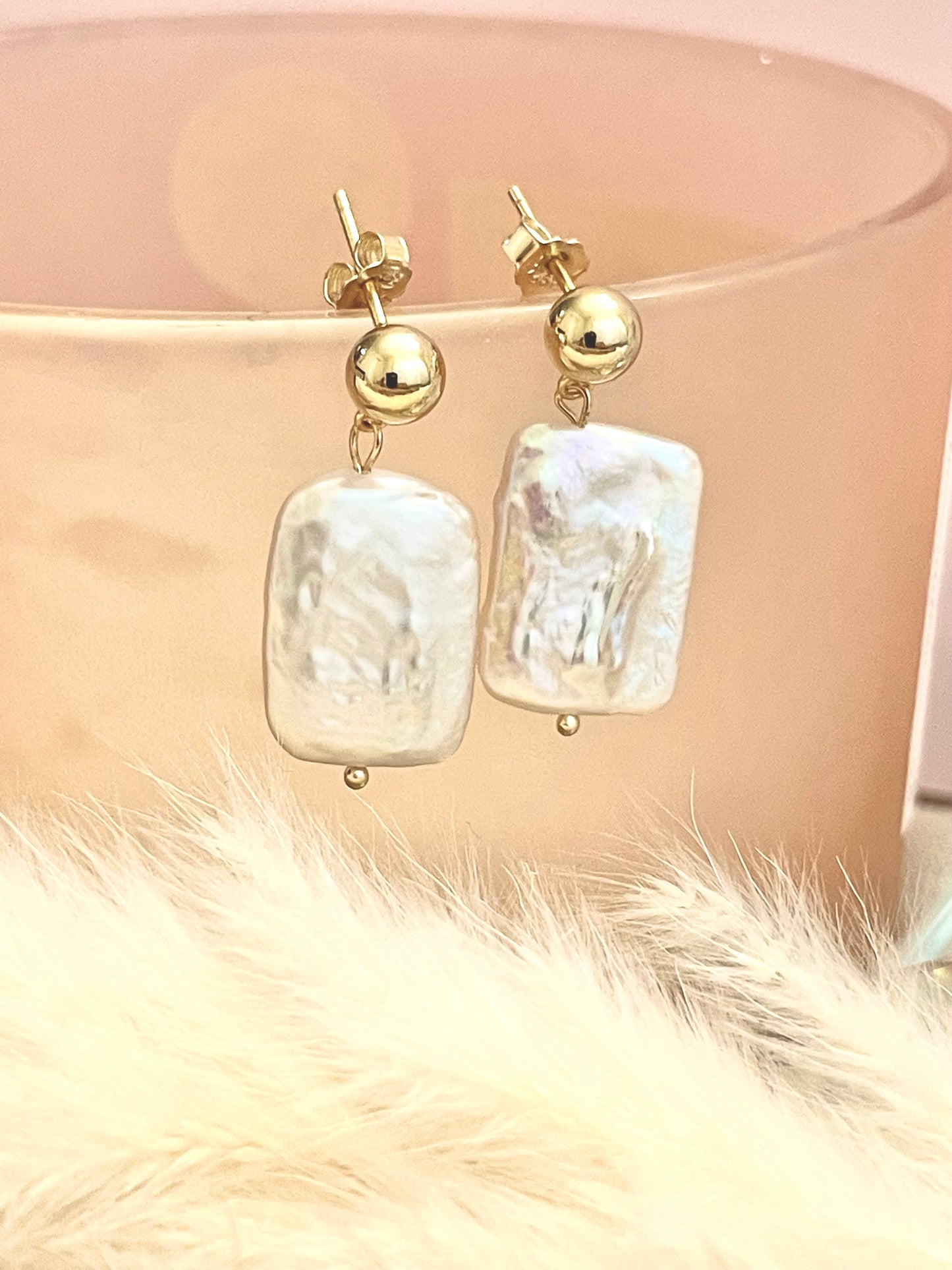 pearl earrings