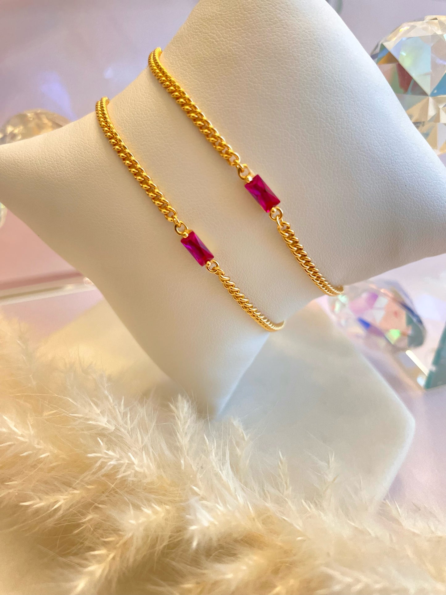 Red Zircon Bracelet