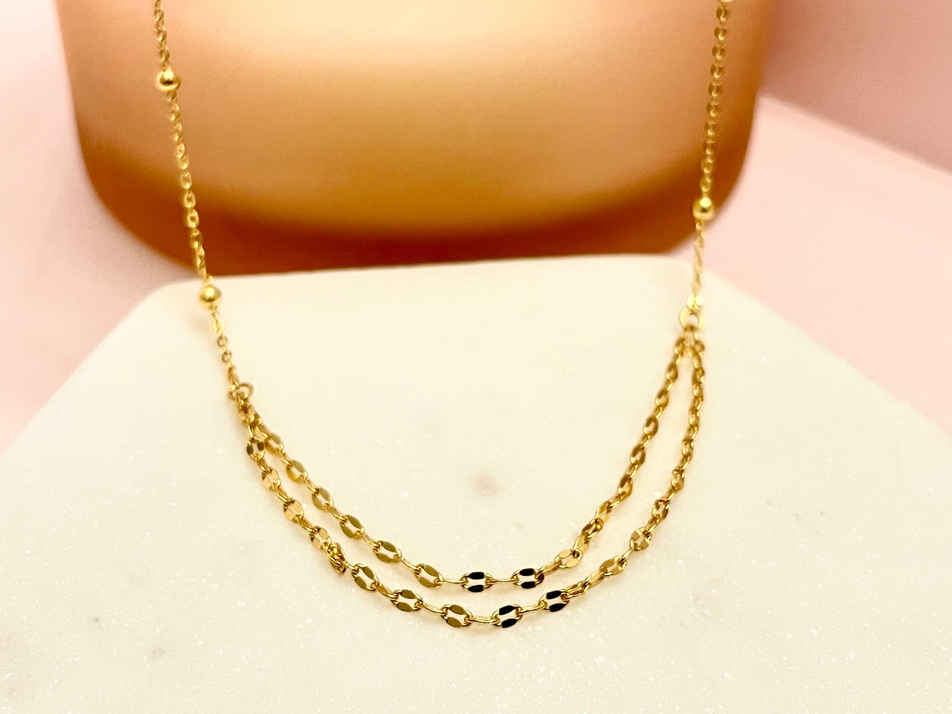 gold necklace