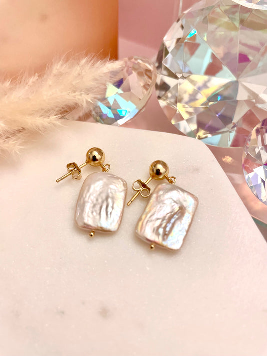 pearl earrings