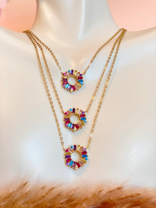 rainbow necklace