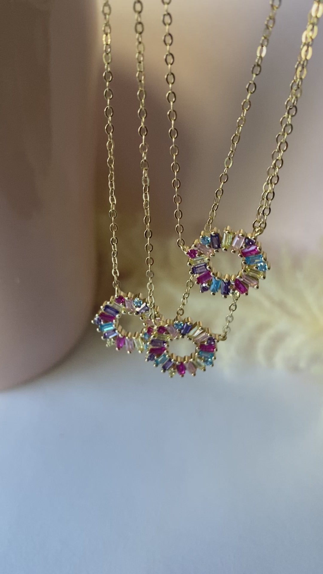 rainbow necklace